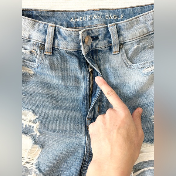 American Eagle Distressed Mom Shorts - Picture 8 of 12